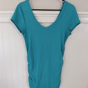 Teal V-Neck